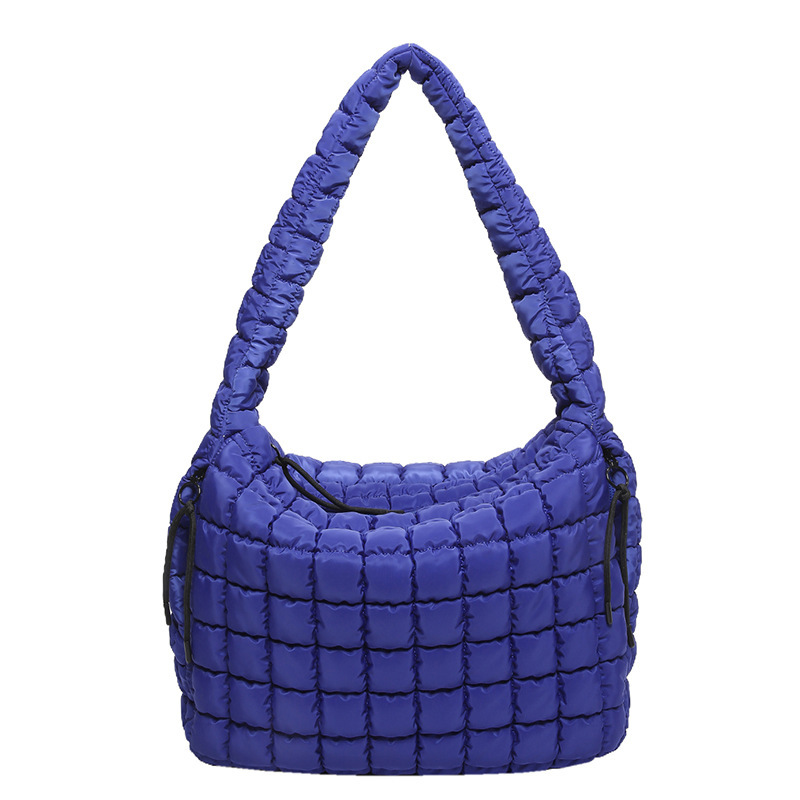 Women's Fashion Shoulder Crossbody Large Capacity Handbag Pleated Cloud Bag - Image 5