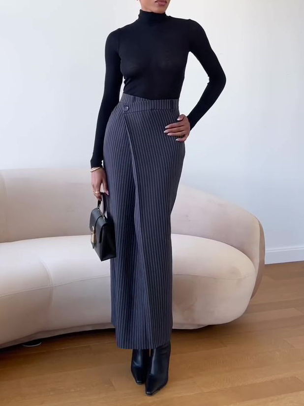 High Waist Striped Skirt - Image 2