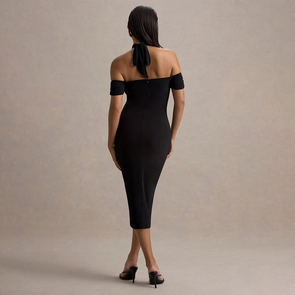 Halter Slim Fit Dress Backless Sleeveless - Image 6