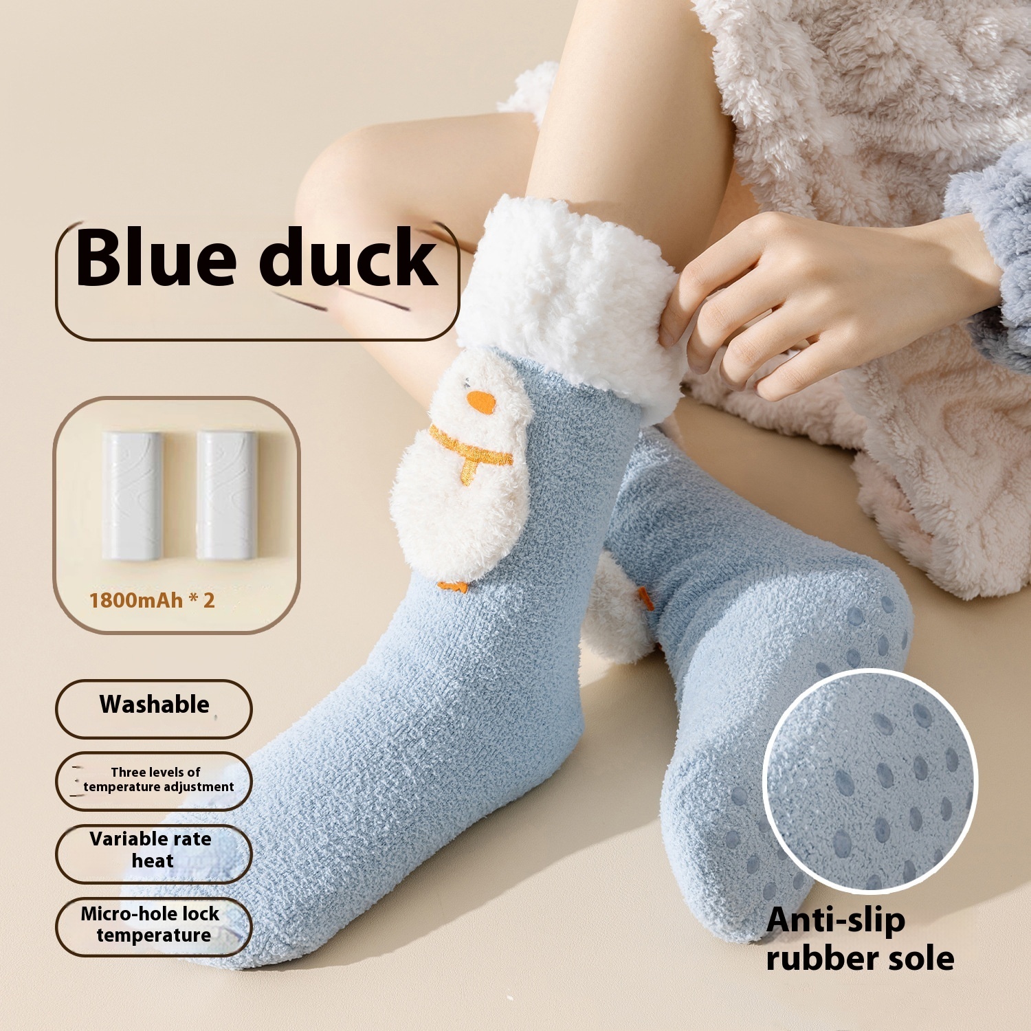 Winter Warm Feet Electric Warm-keeping And Cold-proof Socks - Image 6