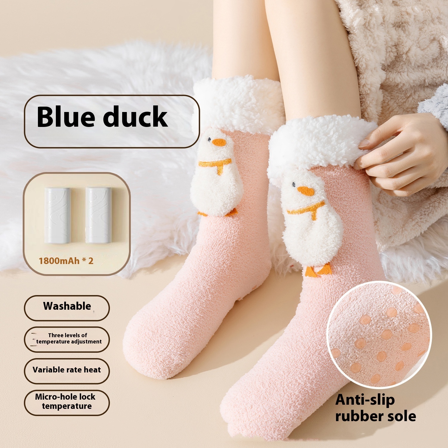 Winter Warm Feet Electric Warm-keeping And Cold-proof Socks - Image 3