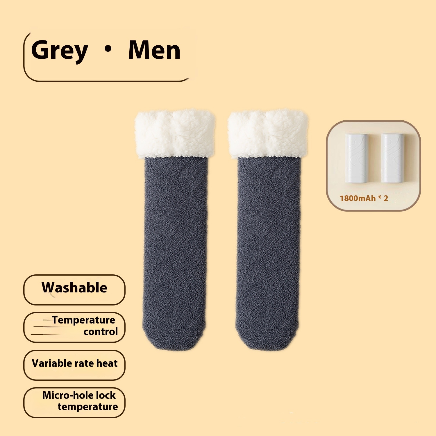 Winter Warm Feet Electric Warm-keeping And Cold-proof Socks - Image 9