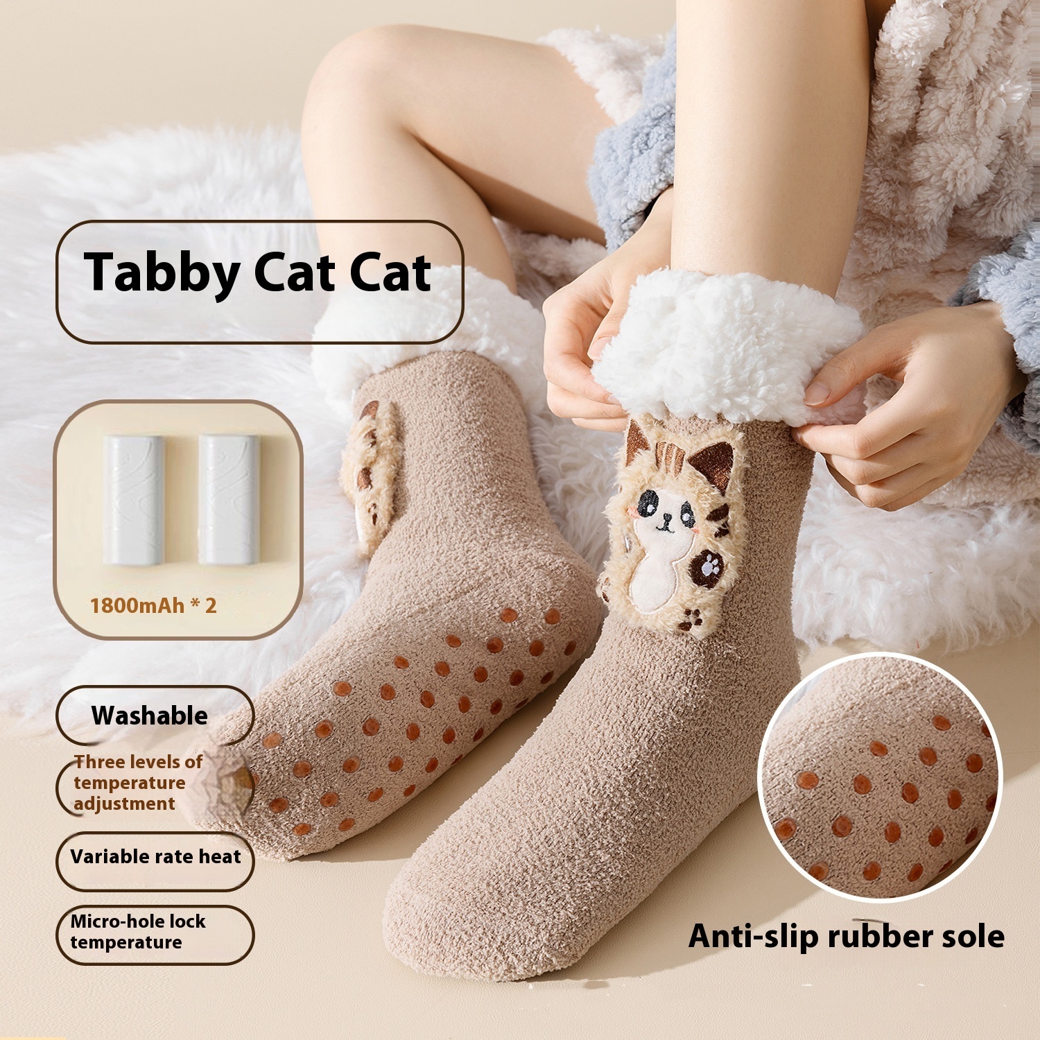 Winter Warm Feet Electric Warm-keeping And Cold-proof Socks - Image 2