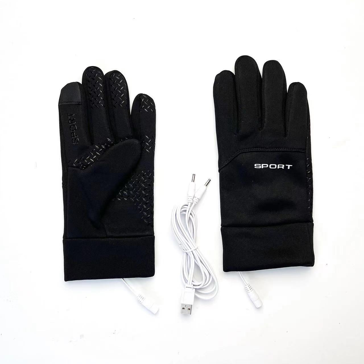 USB Electric Heating Gloves Cycling Warm Keeping Sports Touch Screen Waterproof - Image 8
