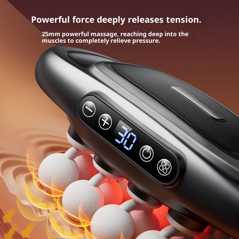 Muscle Relaxation Massager Multi-head Massage Gun Deep Tissue Body Fitness Muscle Electric Relax Massager For Back Shoulders Legs Foot 16 Heads - Image 3